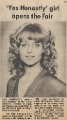 19820820 ACTRESS LIZA GODDARD ANTIQUES FAIR CN